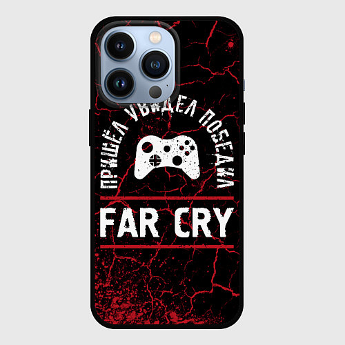 Чехол iPhone 13 Pro Far Cry Победил / 3D-Черный – фото 1