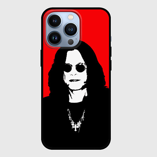 Чехол iPhone 13 Pro OZZY OSBOURNE ОЗЗИ ОСБОРН / 3D-Черный – фото 1