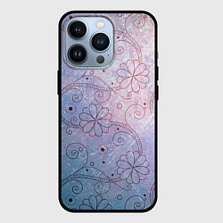Чехол для iPhone 13 Pro Градиентный вьюнок, цвет: 3D-черный