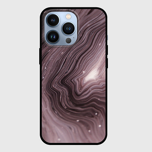 Чехол iPhone 13 Pro Не перемешанные краски abstraction / 3D-Черный – фото 1
