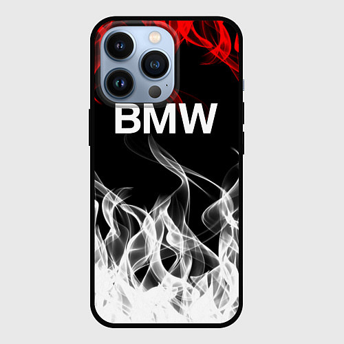 Чехол iPhone 13 Pro Bmw надпись / 3D-Черный – фото 1