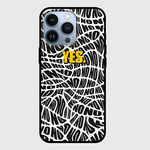 Чехол iPhone 13 Pro No Yes / 3D-Черный – фото 1