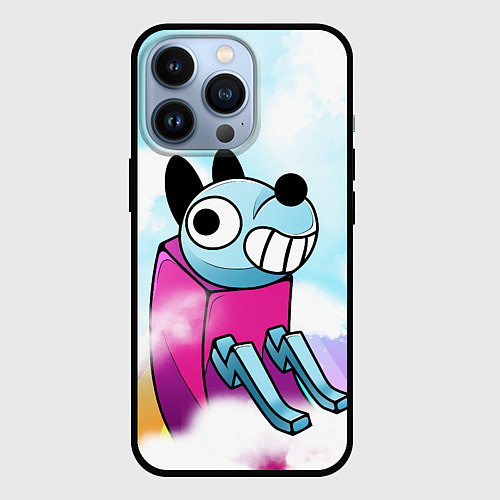 Чехол iPhone 13 Pro Mutating dog / 3D-Черный – фото 1