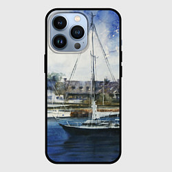 Чехол для iPhone 13 Pro Во французской гавани, цвет: 3D-черный