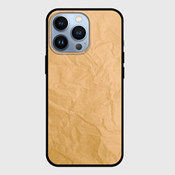 Чехол для iPhone 13 Pro Cream paper, цвет: 3D-черный