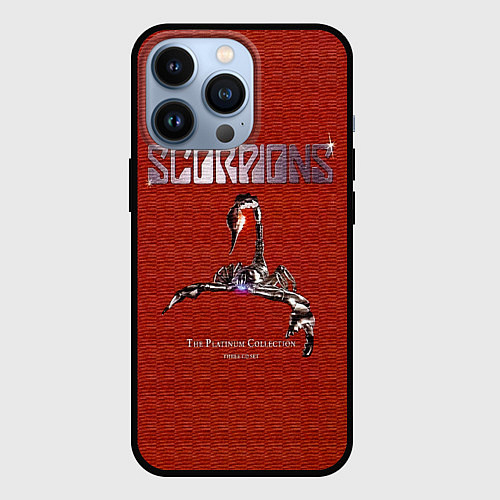 Чехол iPhone 13 Pro The Platinum Collection - Scorpions / 3D-Черный – фото 1