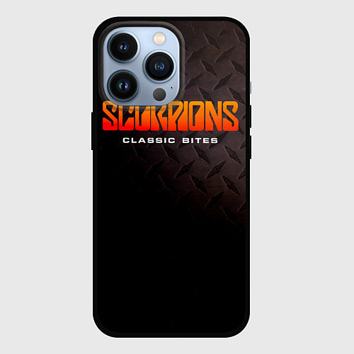 Чехол iPhone 13 Pro Classic Bites - Scorpions / 3D-Черный – фото 1