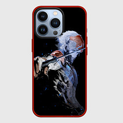 Чехол для iPhone 13 Pro METAL GEAR RISING Райден с мечом, цвет: 3D-красный