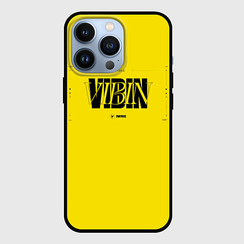 Чехол iPhone 13 Pro FORTNITE VIBIN / 3D-Черный – фото 1