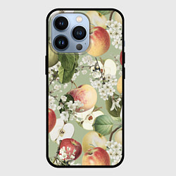 Чехол для iPhone 13 Pro Яблочный Сад, цвет: 3D-черный