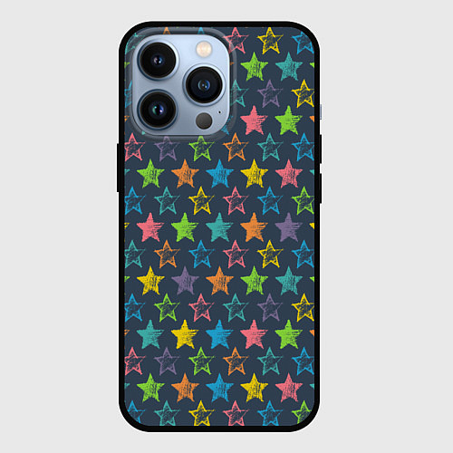 Чехол iPhone 13 Pro Море звезд / 3D-Черный – фото 1