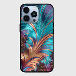 Чехол для iPhone 13 Pro Floral composition Цветочная композиция, цвет: 3D-черный