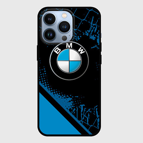 Чехол iPhone 13 Pro BMW : БМВ ЛОГО / 3D-Черный – фото 1