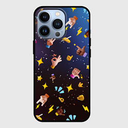 Чехол iPhone 13 Pro Смайлики-руки 3D Emoji Hands