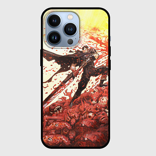 Чехол iPhone 13 Pro BERSERK ГАТС РУНА спина / 3D-Черный – фото 1