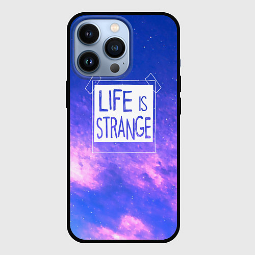 Чехол iPhone 13 Pro Life is Strange Remastered - Фрактал / 3D-Черный – фото 1