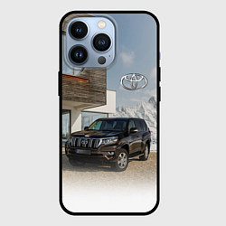 Чехол iPhone 13 Pro Тoyota Land Cruiser Prado у горного коттеджа Mount