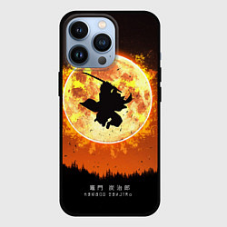 Чехол для iPhone 13 Pro КЛИНОК, РАССЕКАЮЩИЙ ДЕМОНОВ Танджиро Камадо, цвет: 3D-черный