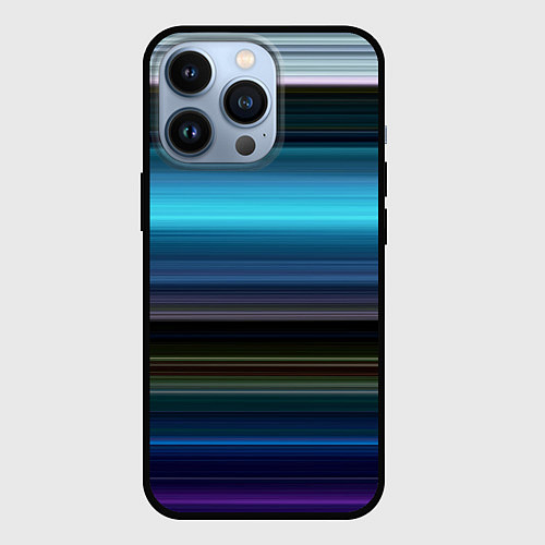 Чехол iPhone 13 Pro Неоновые линии neon lines / 3D-Черный – фото 1