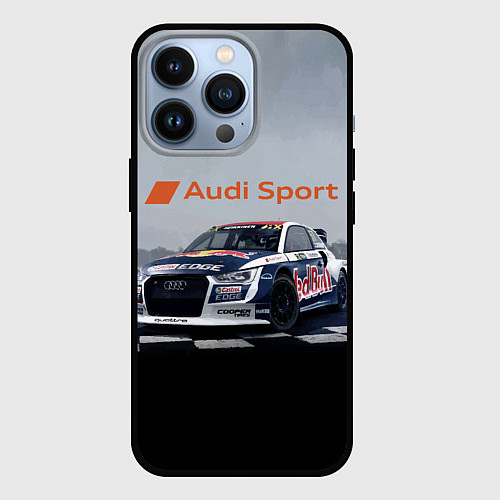 Чехол iPhone 13 Pro Ауди Спорт Гоночная команда Audi sport Racing team / 3D-Черный – фото 1