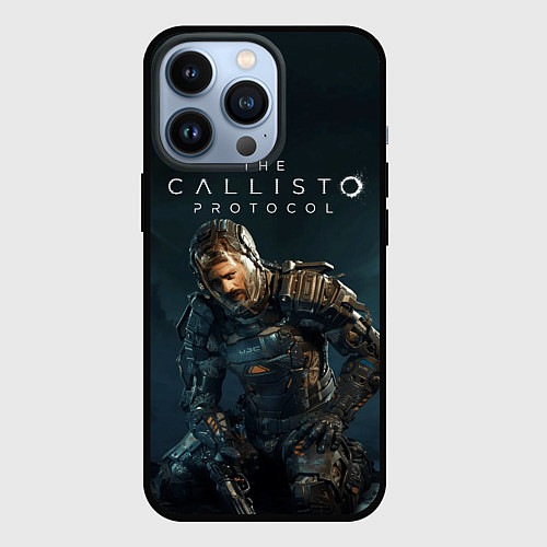 Чехол iPhone 13 Pro Джейкоб Ли The Callisto Protocol / 3D-Черный – фото 1