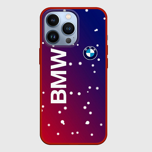 Чехол iPhone 13 Pro Бмв bmw градиент / 3D-Красный – фото 1