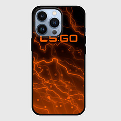 Чехол для iPhone 13 Pro Counter Strike cs go молнии, цвет: 3D-черный
