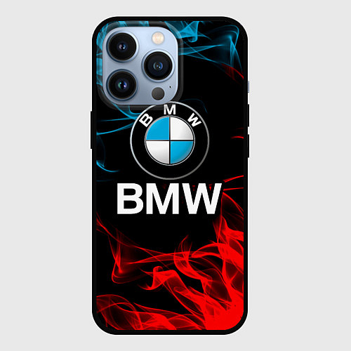 Чехол iPhone 13 Pro Bmw Огонь / 3D-Черный – фото 1