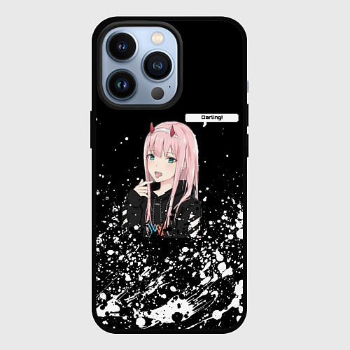 Чехол iPhone 13 Pro ZERO TWO DARLING / 3D-Черный – фото 1