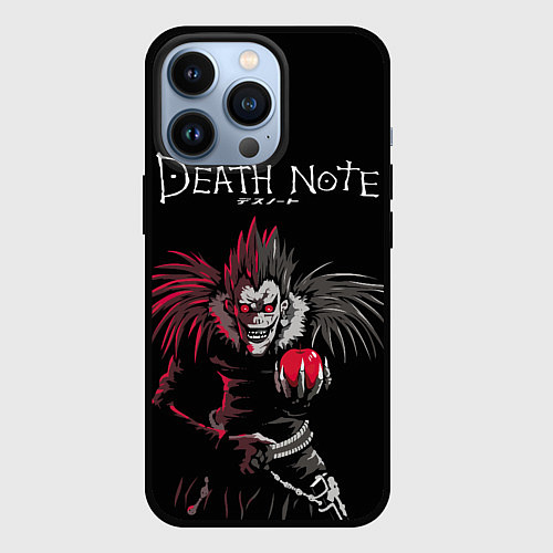 Чехол iPhone 13 Pro Тетрадь смерти Ryuk / 3D-Черный – фото 1