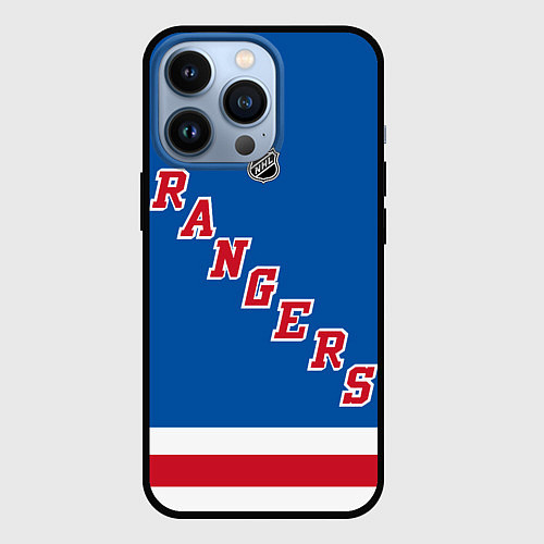 Чехол iPhone 13 Pro Артемий Панарин Rangers / 3D-Черный – фото 1