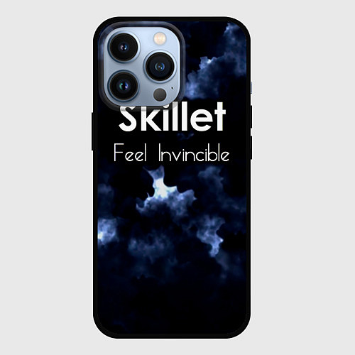 Чехол iPhone 13 Pro Feel Invincible - Skillet / 3D-Черный – фото 1