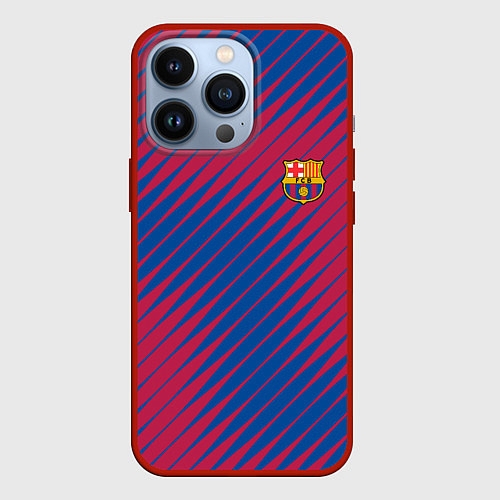 Чехол iPhone 13 Pro Fc barcelona барселона fc абстракция / 3D-Красный – фото 1