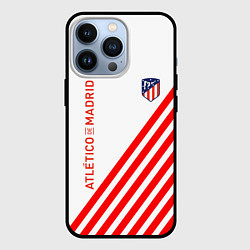 Чехол iPhone 13 Pro Atletico madrid красные полосы