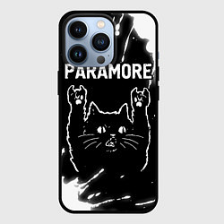 Чехол для iPhone 13 Pro Группа Paramore и Рок Кот, цвет: 3D-черный