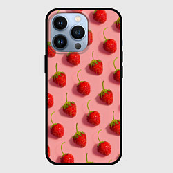 Чехол iPhone 13 Pro Strawberry Pattern