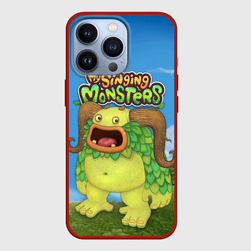 Чехол iPhone 13 Pro My singing monsters Избалолист Entbrat / 3D-Красный – фото 1