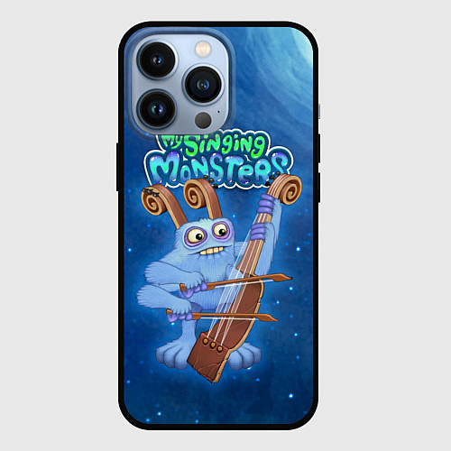 Чехол iPhone 13 Pro My singing monsters СМЫЧОРОГ Bowgart / 3D-Черный – фото 1