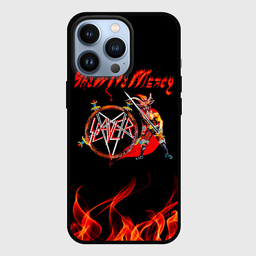 Чехол iPhone 13 Pro Show No Mercy - Slayer / 3D-Черный – фото 1