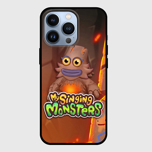 Чехол iPhone 13 Pro My singing monsters ЛАВАТЁКА Kayna / 3D-Черный – фото 1