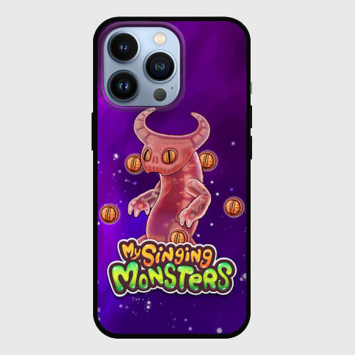 Чехол iPhone 13 Pro My singing monsters ЭПИЧЕСКИЙ ВУЖАС / 3D-Черный – фото 1