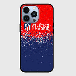 Чехол iPhone 13 Pro Atletico madrid атлетико мадрид брызги красок