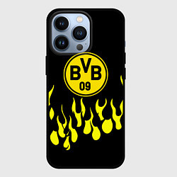 Чехол iPhone 13 Pro Borussia пламя