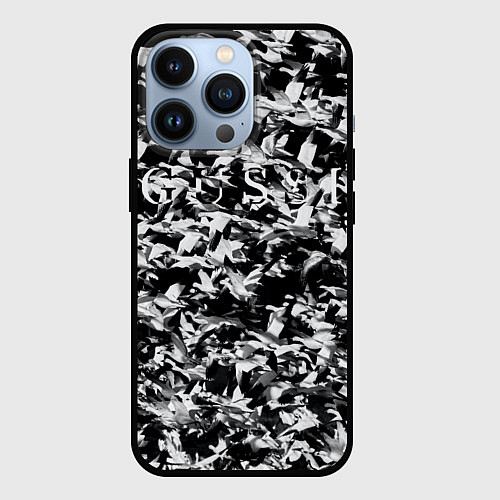 Чехол iPhone 13 Pro GUSSI STYLE / 3D-Черный – фото 1