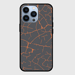 Чехол для iPhone 13 Pro Грунтовые Трещины, цвет: 3D-черный