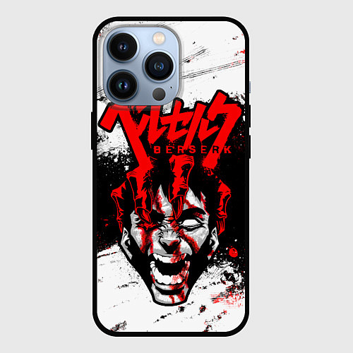 Чехол iPhone 13 Pro БЕРСЕРК ГАТС BERSERK / 3D-Черный – фото 1