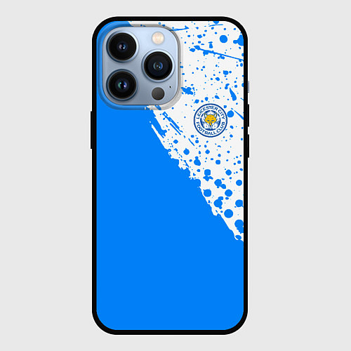 Чехол iPhone 13 Pro Leicester city Лестер Сити / 3D-Черный – фото 1