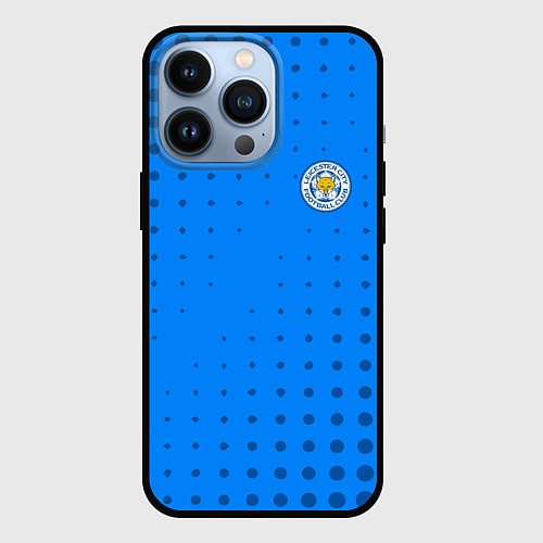 Чехол iPhone 13 Pro Leicester city Абстракция / 3D-Черный – фото 1