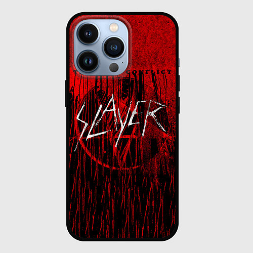 Чехол iPhone 13 Pro The Vinyl Conflict - Slayer / 3D-Черный – фото 1