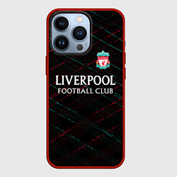 Чехол iPhone 13 Pro Liverpool ливерпуль чёрточки
